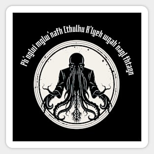 Ph'nglui mglw'nafh Cthulhu R'lyeh wgah'nagl fhtagn Sticker